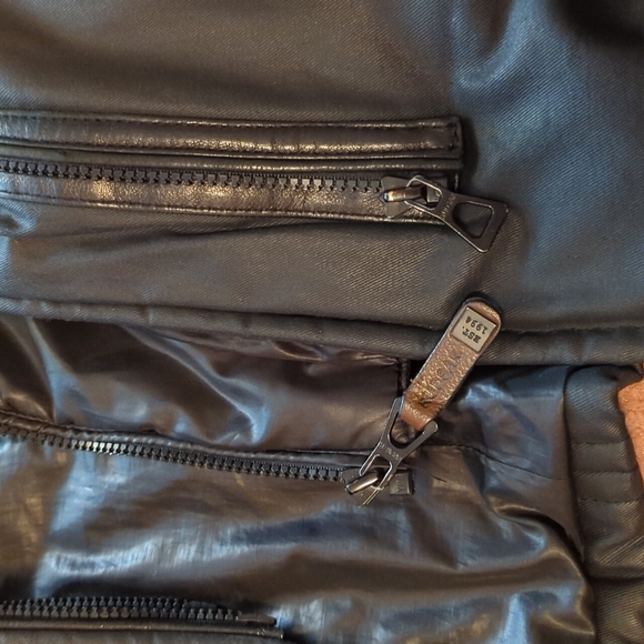 Rudsak Leather Sleeves Coat - Picture 13 of 16